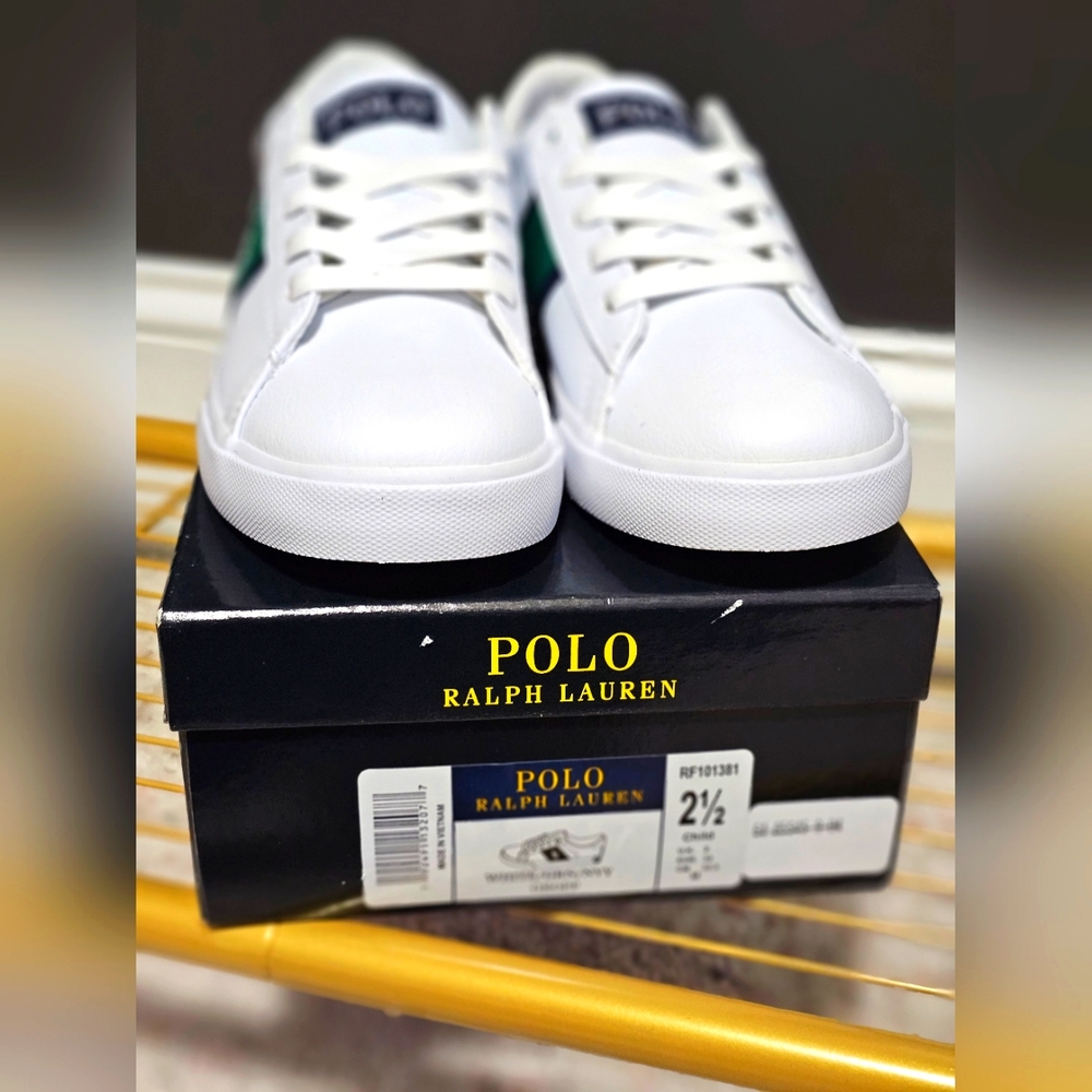 Polo by Ralph Lauren Kid Sneakers White/Green